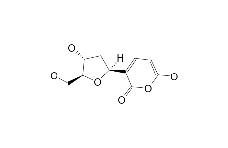 (2'S,4'R,5'S)-3-[4'-Hydroxy-5'-(hydroxymethyl)-tetrahydrofuryl]-6-hydroxypyran-2-one