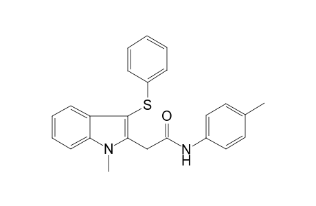 2-(1-Methyl-3-phenylsulfanyl-indol-2-yl)-N-(p-tolyl)acetamide