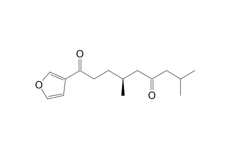 (4S)-1-(3-furanyl)-4,8-dimethylnonane-1,6-dione