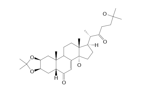 2,3-O-ISOPROPYLIDENE-22,22-O-DIDEHYDROECDYSONE