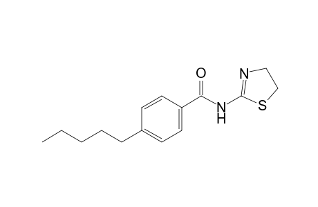 p-pentyl-N-(2-thiazolin-2-yl)benzamide