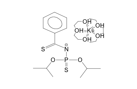 N-(DIISOPROPOXYTHIOPHOSPHORYL)THIOBENZAMIDE, POTASSIUM SALT, 15-CROWN-5 COMPLEX