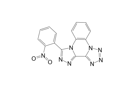 Tetrazolo[1,5-a][1,2,4]triazolo[3,4-c]quinoxaline, 6-(2-nitrophenyl)-