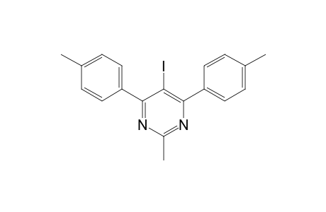 5-Iodo-2-methyl-4,6-bis(4-tolyl)pyrimidine