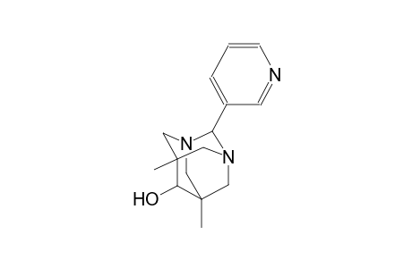 5,7-dimethyl-2-(3-pyridinyl)-1,3-diazatricyclo[3.3.1.1~3,7~]decan-6-ol