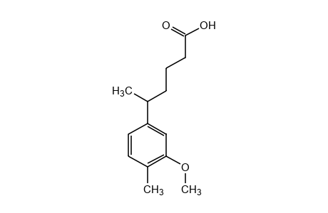 5-(3-METHOXY-p-TOLYL)HEXANOIC ACID