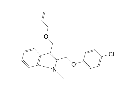 3-[(allyloxy)methyl]-2-[(p-chlorophenoxy)methyl]-1-methylindole