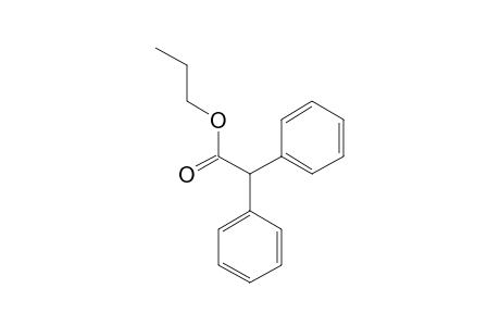 diphenylacetic acid, propyl ester