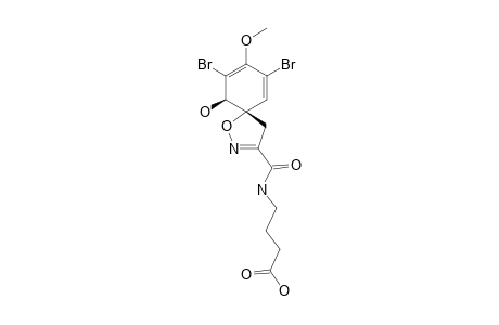 N-[(5-S,10-R)-7,9-DIBROMO-10-HYDROXY-8-METHOXY-1-OXA-2-AZASPIRO-[4.5]-DECA-2,6,8-TRIENE-3-CARBONYL]-4-AMINOBUTANOIC_ACID
