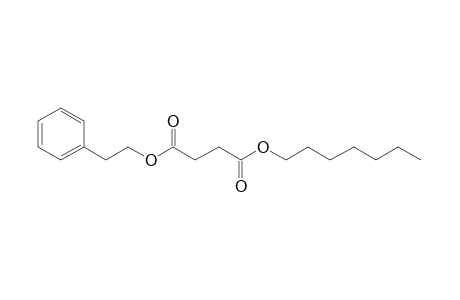 Succinic acid, heptyl 2-phenylethyl ester