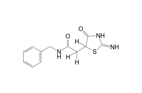 N-benzyl-2-imino-4-oxo-5-thiazolidineacetamide