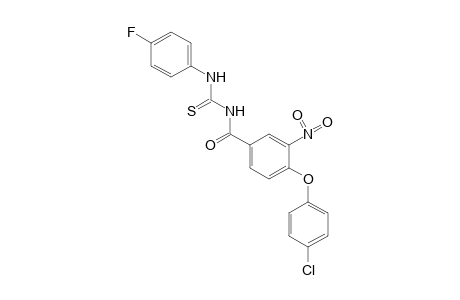 1-[4-(p-chlorophenoxy)-3-nitrobenzoyl]-3-(p-fluorophenyl)-2-thiourea