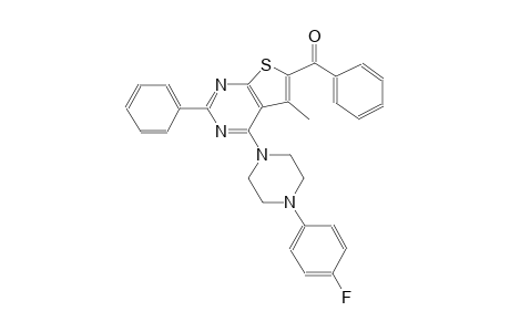 [4-[4-(4-Fluorophenyl)-1-piperazinyl]-5-methyl-2-phenyl-6-thieno[2,3-D]pyrimidinyl]-phenylmethanone