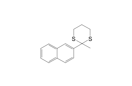 1,3-Dithiane, 2-methyl-2-(2-naphthalenyl)-