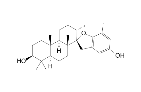 STYPODIOL;(3-BETA,5-ALPHA,13-ALPHA)-14,17-EPOXY-4,4,8-TRIMETHYL-16,24-CYCLO-13,17-SECOCHOLA-16,20(22),23-TRIENE-3,23-DIOL