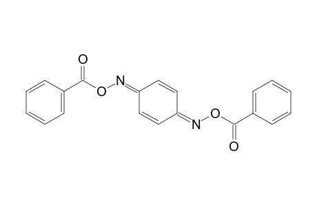 p-benzoquinone, bis(O-benzoyloxime)