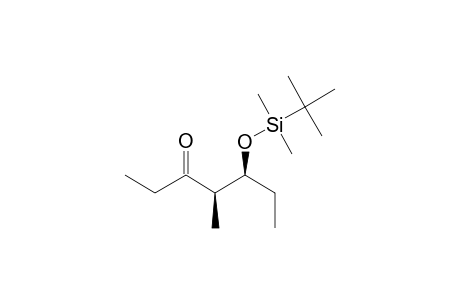 (4R,5S)-5-[(TERT.-BUTYL)-DIMETHYLSILYLOXY]-4-METHYLHEPTAN-3-ONE