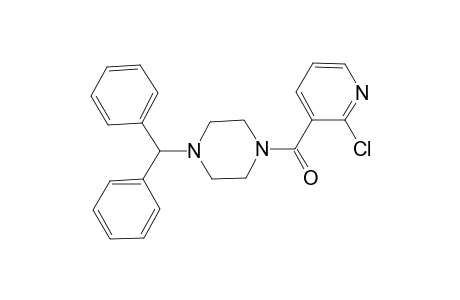 1-Benzhydryl-4-[(2-chloro-3-pyridinyl)carbonyl]piperazine