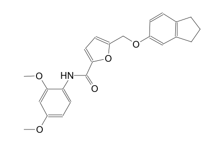 5-[(2,3-dihydro-1H-inden-5-yloxy)methyl]-N-(2,4-dimethoxyphenyl)-2-furamide