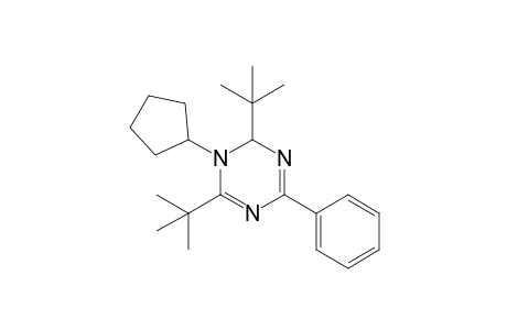 2,6-DI-TERT.-BUTYL-1-CYCLOPENTYL-4-PHENYL-1,2-DIHYDRO-1,3,5-TRIAZINE