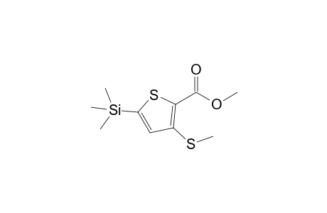 Methyl 3-(methylsulfanyl)-5-(trimethylsilyl)thiophene-2-carboxylate