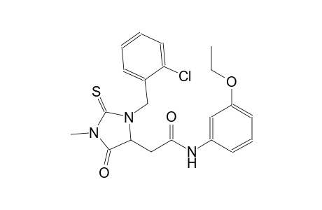 2-[3-(2-chlorobenzyl)-1-methyl-5-oxo-2-thioxo-4-imidazolidinyl]-N-(3-ethoxyphenyl)acetamide