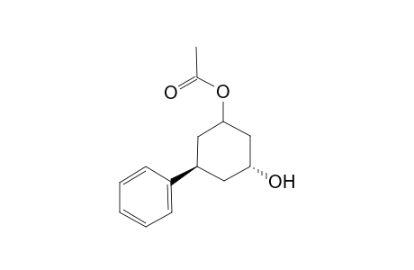 (1RS,3SR,5SR)-and (1RS,3RS,5SR)3-Hydroxy-5-phenylcyclohexyl acetate