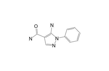 5-amino-1-phenylpyrazole-4-carboxamide