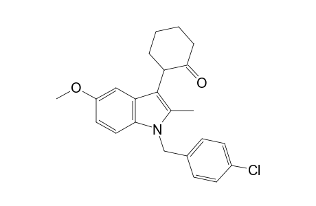 2-[1-(p-Chlorobenzyl)-5-methoxy-2-methylindol-3-yl]cyclohexanone