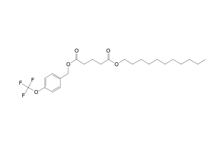 Glutaric acid, 4-(trifluoromethoxy)benzyl undecyl ester