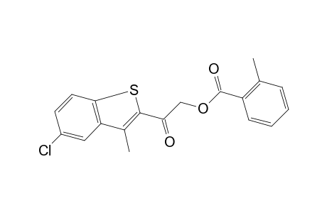 5-chloro-3-methylbenzo[b]thien-2-yl hydroxymethyl ketone, o-toluate