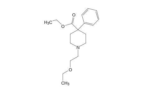 1-(2-ethoxyethyl)-4-phenyl-4-piperidinecarboxylic acid, ethyl ester