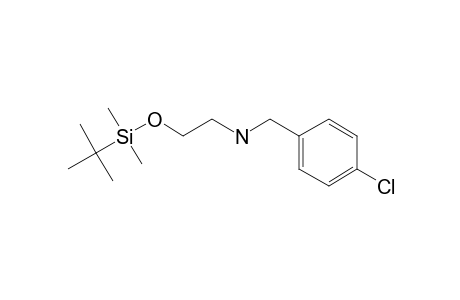 2-[(4-Chlorobenzyl)amino]ethanol, tert-butyldimethylsilyl ether