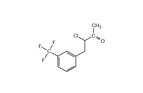 3-CHLORO-4-(alpha,alpha,alpha-TRIFLUORO-m-TOLYL)-2-BUTANONE