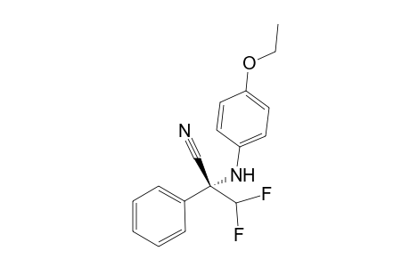 (R)-2-((4-ethoxyphenyl)amino)-3,3-difluoro-2-phenylpropanenitrile