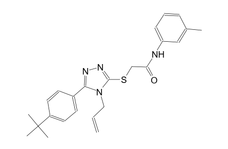 2-{[4-allyl-5-(4-tert-butylphenyl)-4H-1,2,4-triazol-3-yl]sulfanyl}-N-(3-methylphenyl)acetamide