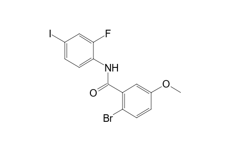 6-bromo-2'-fluoro-4'-iodo-m-anisanilide