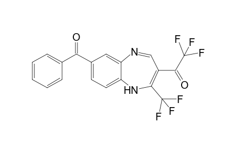 7-Benzoyl-3-trifluoroacetyl-2-trifluoromethyl-(1H,5)benzodiazepine