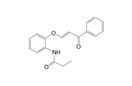 trans-2'-[(2-benzoylvinyl)oxy]propionanilide
