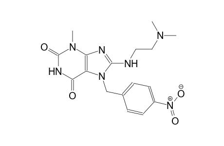 8-{[2-(dimethylamino)ethyl]amino}-3-methyl-7-(4-nitrobenzyl)-3,7-dihydro-1H-purine-2,6-dione