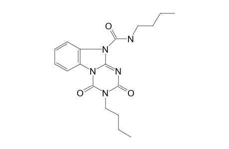 N,3-dibutyl-2,4-diketo-[1,3,5]triazino[4,3-b]benzimidazole-10-carboxamide