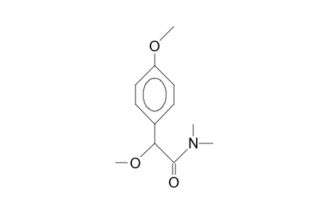 N,N-Dimethyl.alpha.-methoxy-P-methoxy-phenyl-acetamide