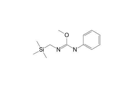 2-Methyl-1-phenyl-3-(trimethylsilylmethyl)isourea