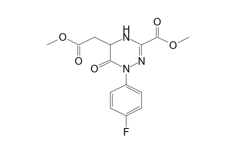 1-(4-Fluorophenyl)-5-methoxycarbonylmethyl-6-oxo-1,4,5,6-tetrahydro-[1,2,4]triazine-3-carboxylic acid, methyl ester