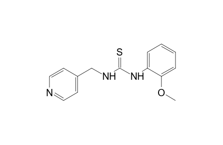 1-(o-methoxyphenyl)-3-[(4-pyridyl)methyl]-2-thiourea
