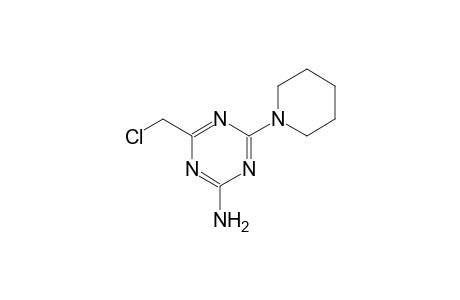 4-(Chloromethyl)-6-(1-piperidinyl)-1,3,5-triazin-2-amine