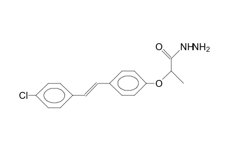 E-4-Chloro-4'-(1-[hydrazinocarbonyl]-ethoxy)-stilbene