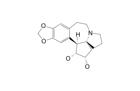 (1-ALPHA,2-ALPHA,3R*,14B-ALPHA)-(+/-)-1,2,3,5,6,8,9,14B-OCTAHYDRO-4H-CYCLOPENTA-[A]-[1,3]-DIOXOLO-[4,5-H]-PYRROLO-[2,1-B]-[3]-BENZAZEPINE-1,2-DI