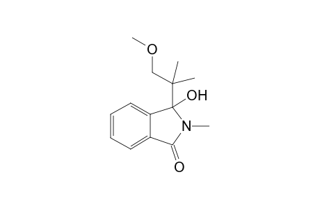 2-Methyl-3-hydroxy-3-(1,1-dimethyl-2-methoxy-ethyl)-1-oxo-2-benzazole