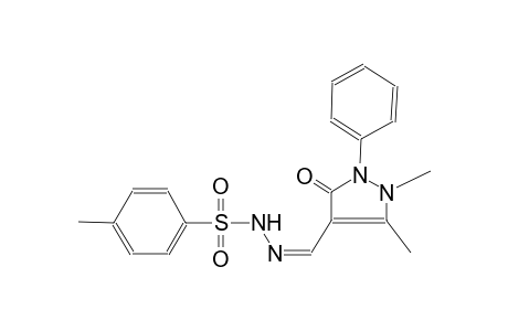 N'-[(Z)-(1,5-dimethyl-3-oxo-2-phenyl-2,3-dihydro-1H-pyrazol-4-yl)methylidene]-4-methylbenzenesulfonohydrazide